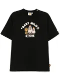 *BABY MILO® STORE BY *A BATHING APE® logo print T-shirt - Black