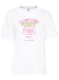AAPE BY *A BATHING APE® embroidered logo T-shirt - White