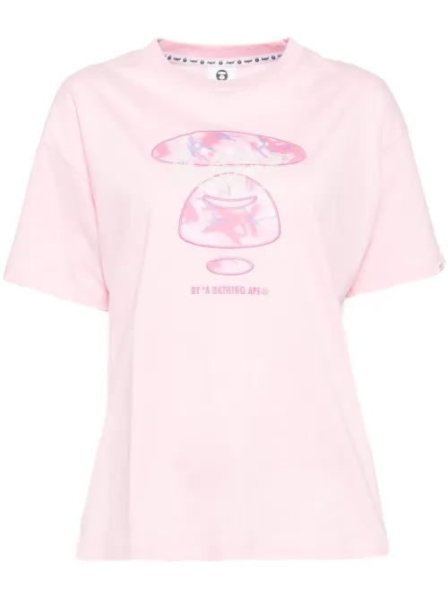 T-shirt à logo brodé - AAPE BY *A BATHING APE® - Modalova