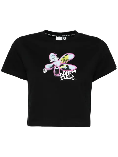 AAPE BY *A BATHING APE® playera con estampado gráfico