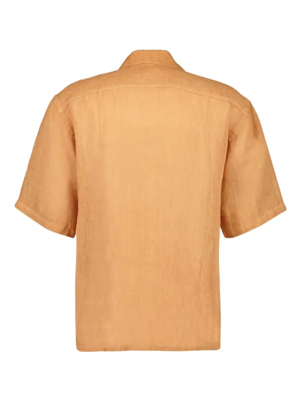 120% Lino リネンシャツ | オレンジ | FARFETCH JP