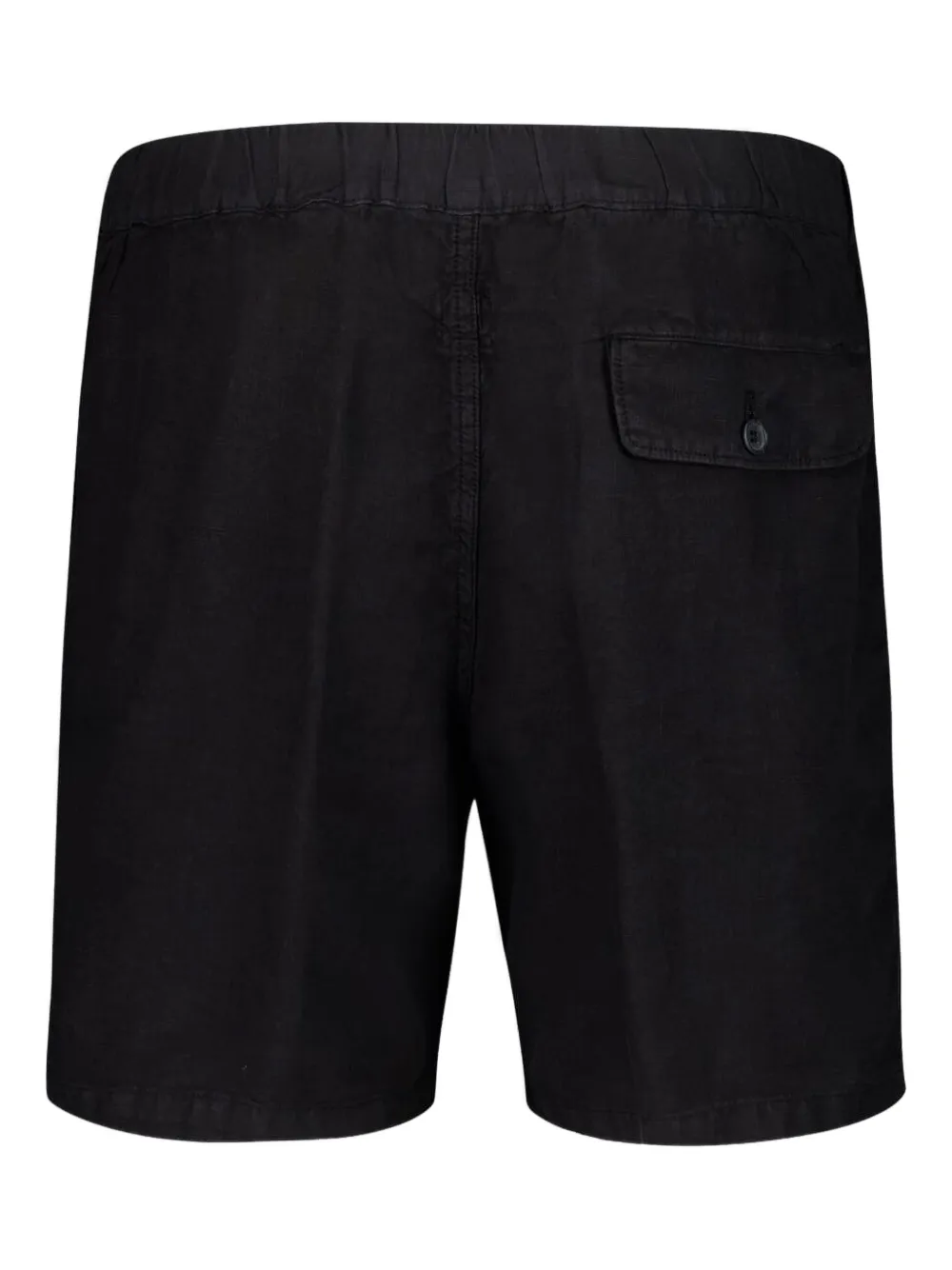 120%lino 120% Lino Linnen shorts - Zwart