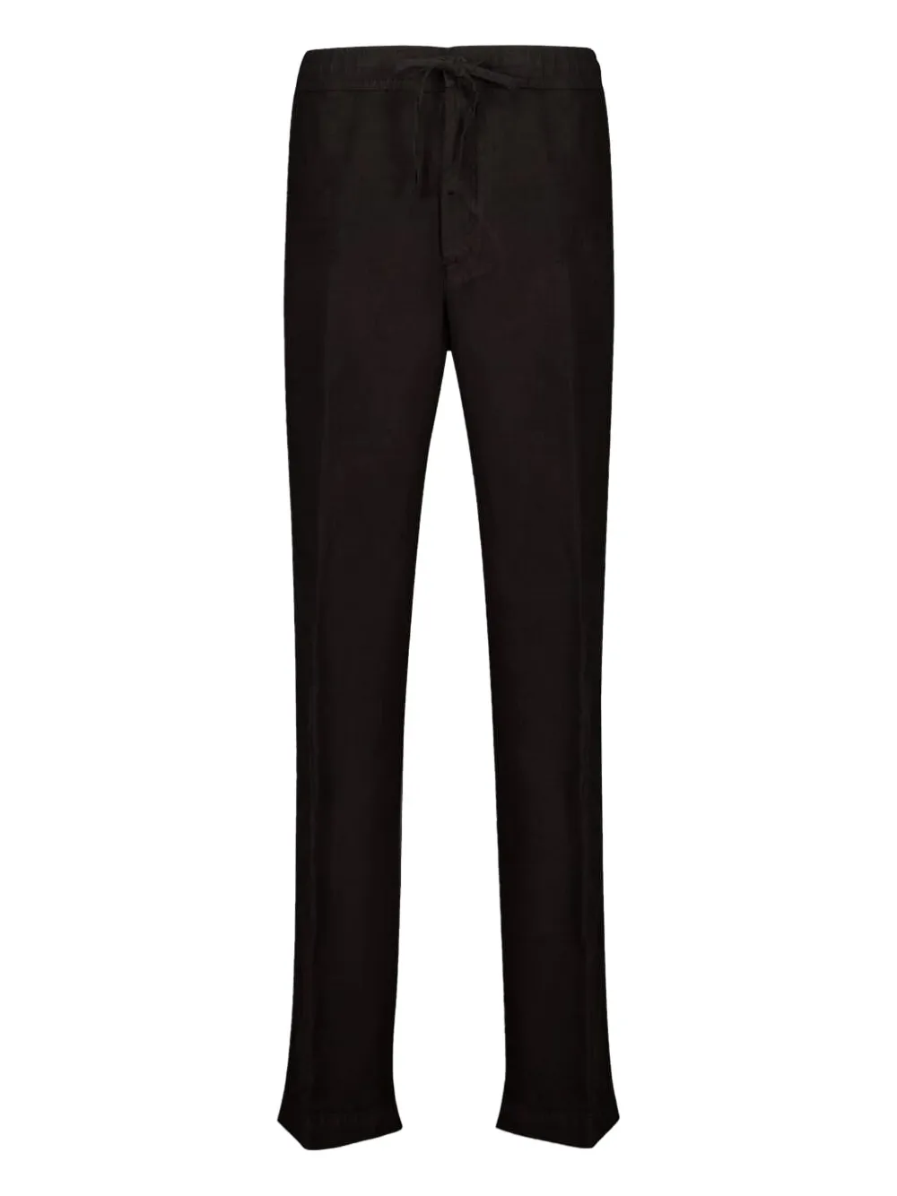 120% Lino pantalon en lin à coupe droite | noir | Image 1