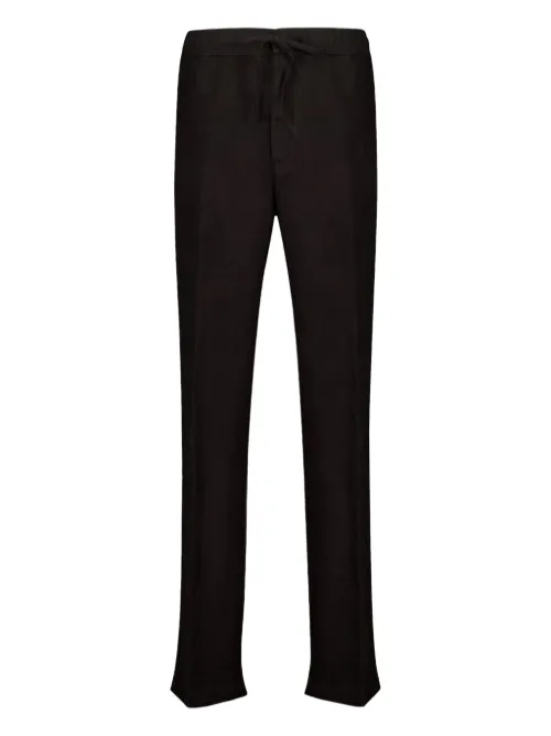 Pantalon en lin à coupe droite - 120% Lino - Modalova
