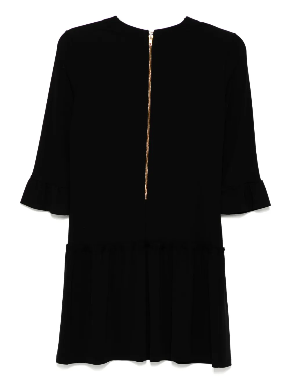 Miu Miu Pre-Owned 2014 jurk met cropped mouwen - Zwart