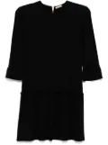 Miu Miu Pre-Owned 2014 three-quarter length sleeves dress - Black