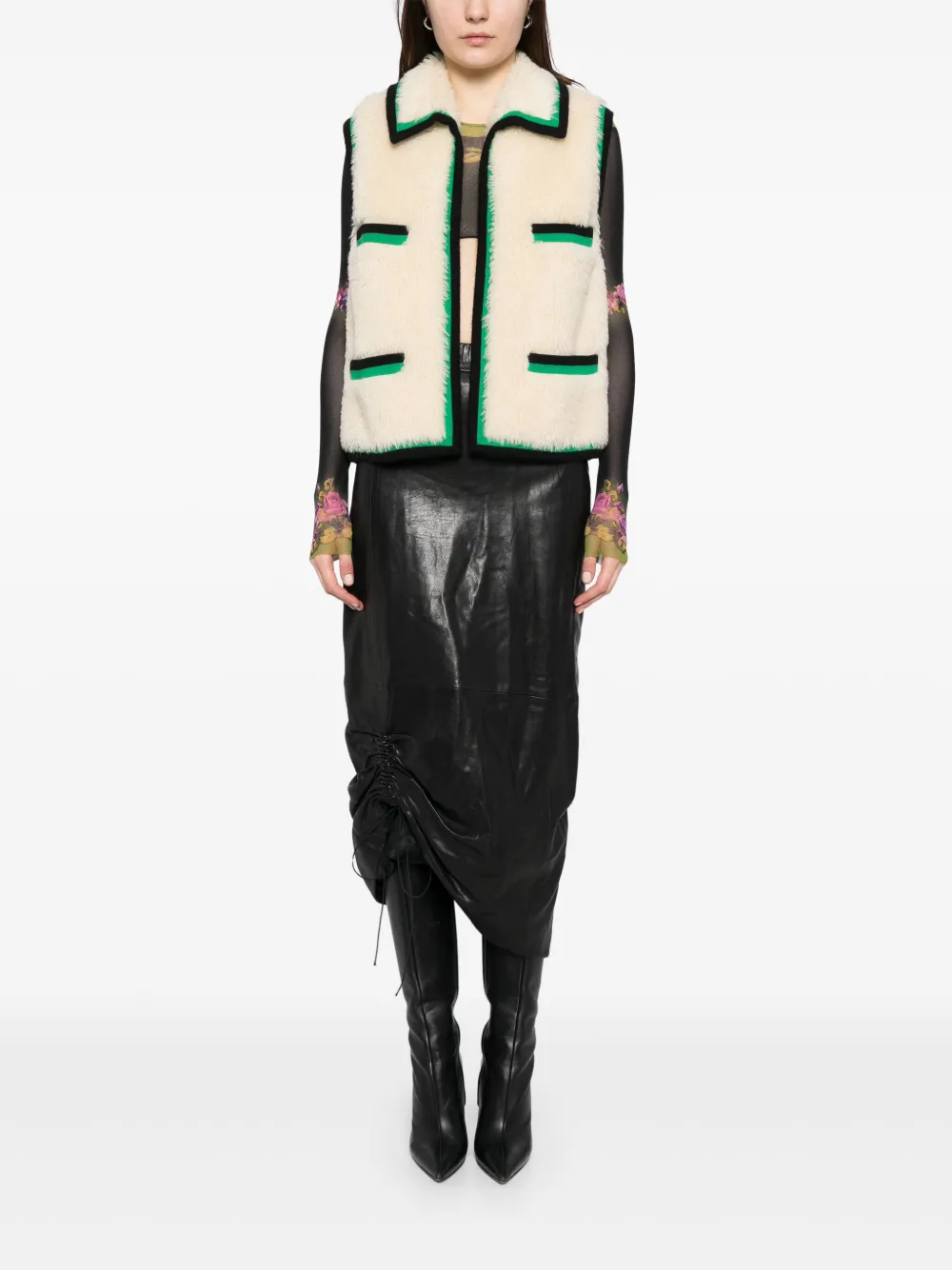 CHANEL Pre-Owned 1994 sleeveless vest jacket | Image 2