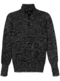 CHANEL Pre-Owned 1996 zip fastening sweater - Black