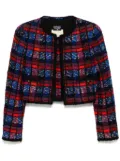 CHANEL Pre-Owned 1994 ensemble collarless jacket sleeveless top - Red