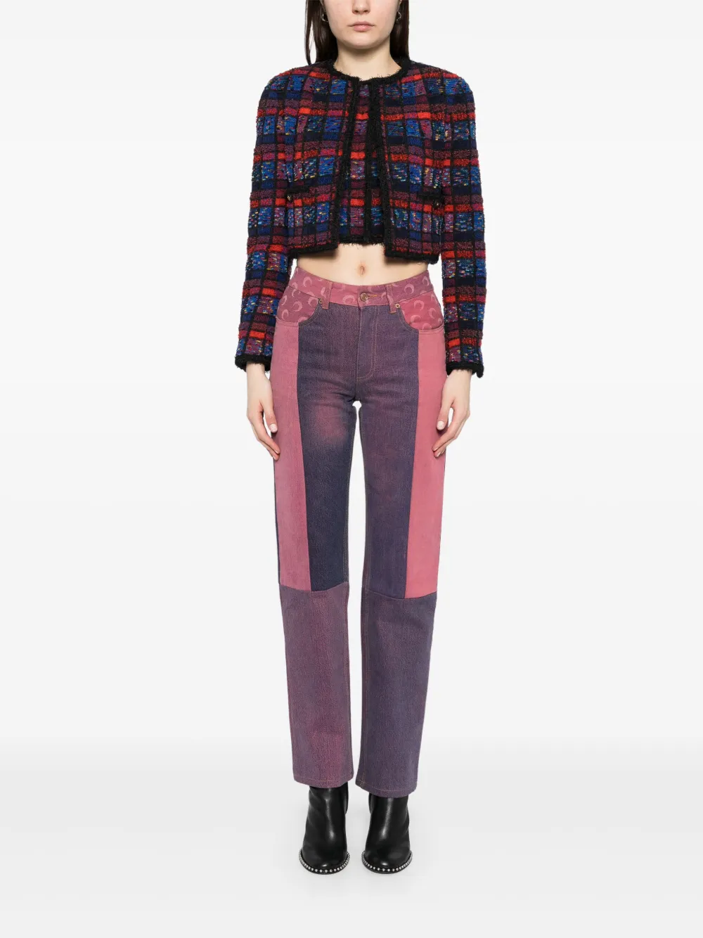 CHANEL Pre-Owned 1994 ensemble collarless jacket sleeveless top | Image 2