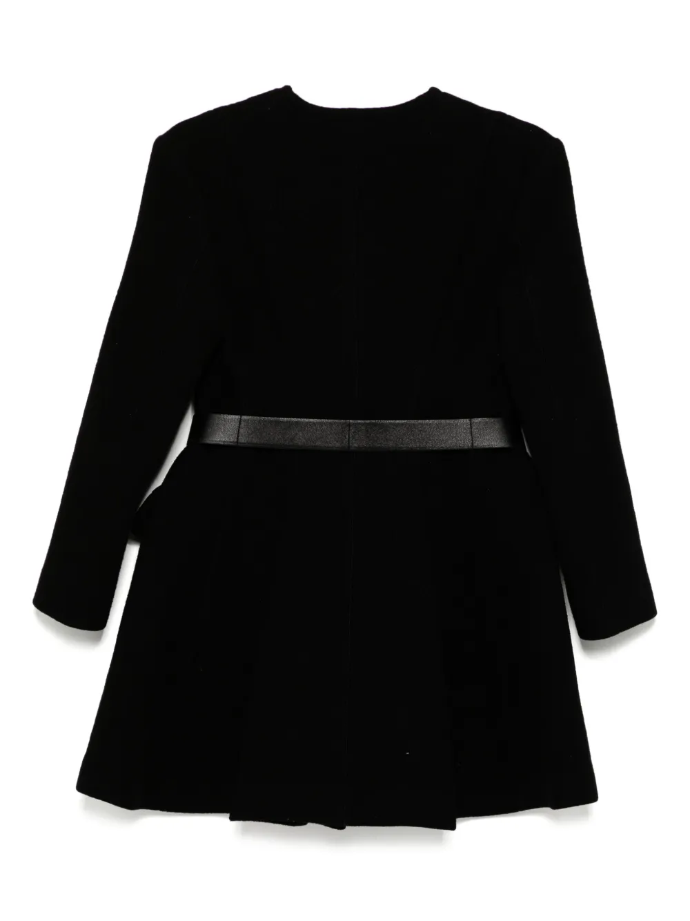 Miu Miu Pre-Owned 2014 kraagloze jas - Zwart