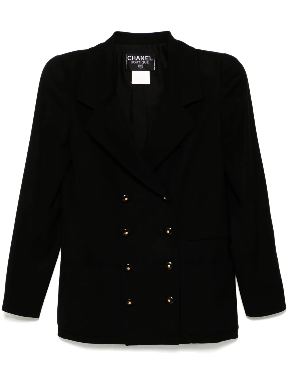 CHANEL Pre-Owned chamarra con doble botonadura 1995 | negro | Image 1