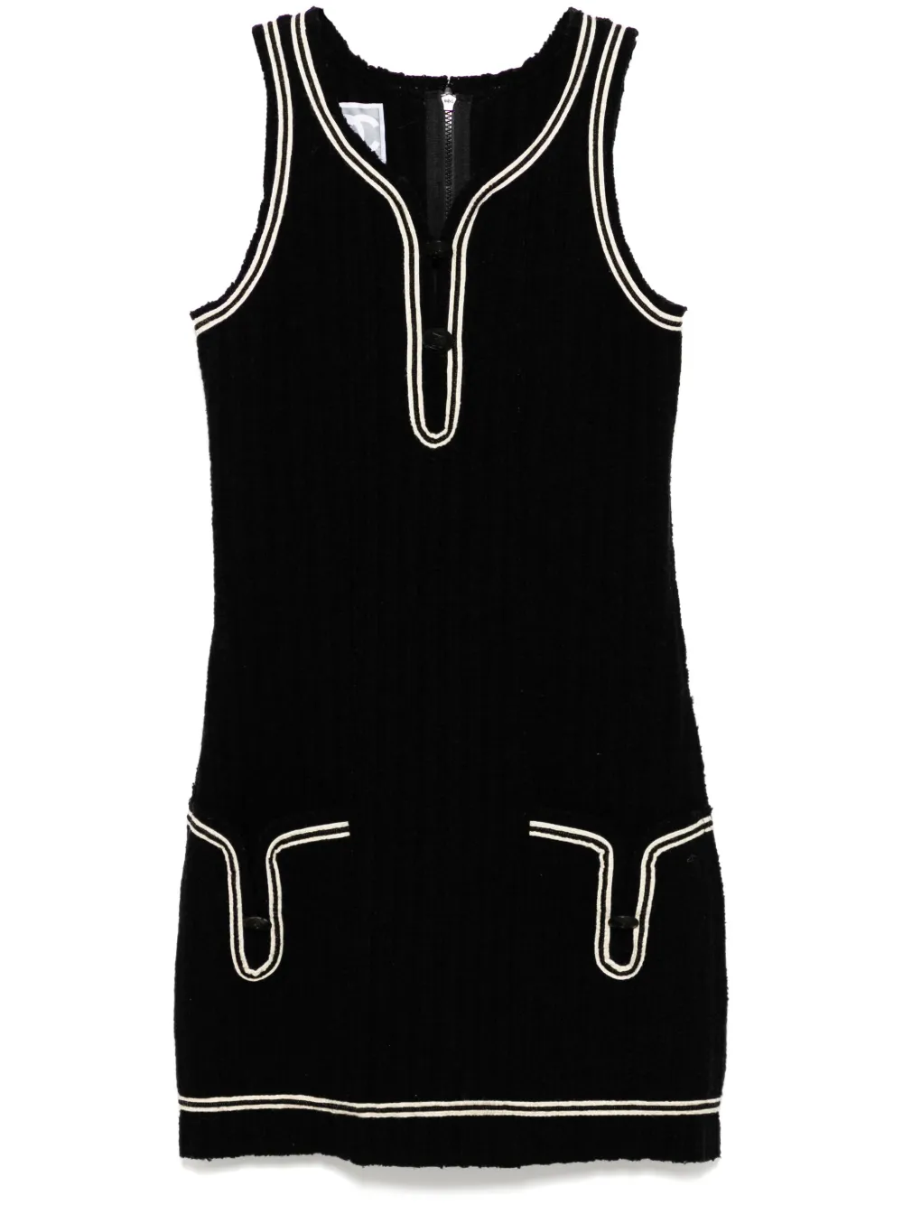 CHANEL Pre-Owned 2007 sleeveless dress | Black | Image 1