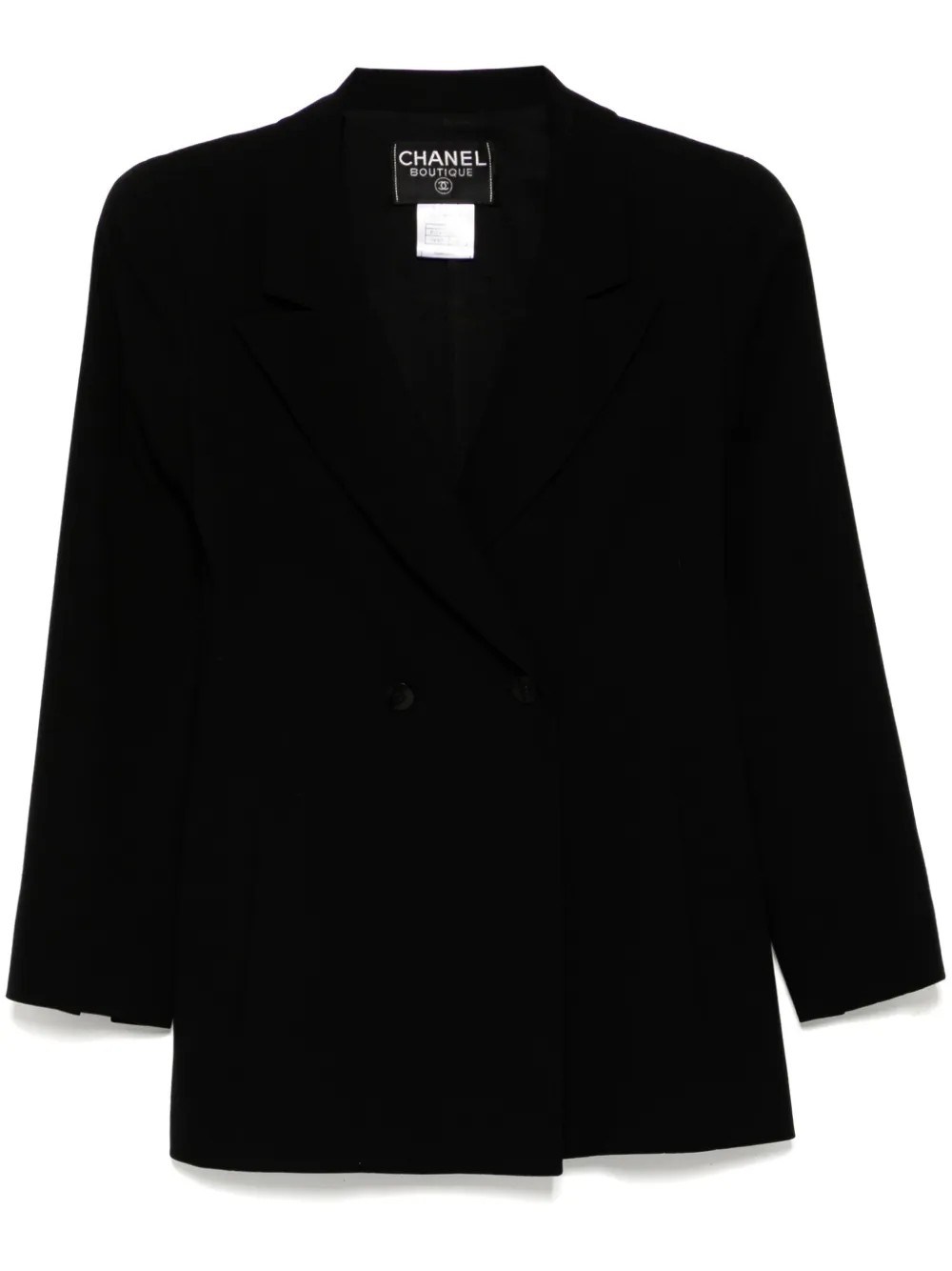 CHANEL Pre-Owned chamarra con doble botonadura 1998 | negro | Image 1
