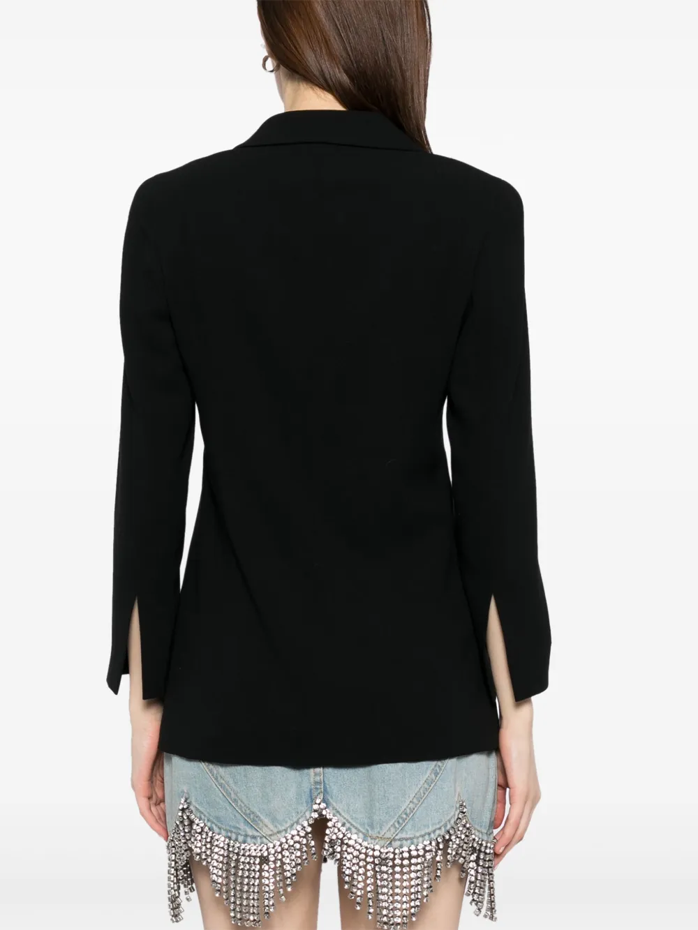 Pre-owned Chanel 1998 Double Breasted Jacket In Black