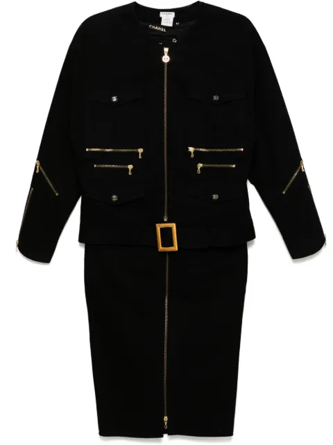 CHANEL Pre-Owned 1990-2000s setup suit jacket skirt