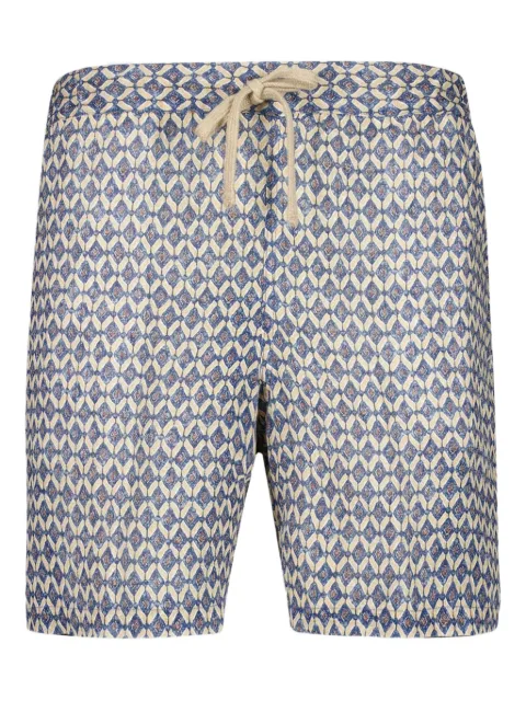 120% Lino printed bermuda shorts