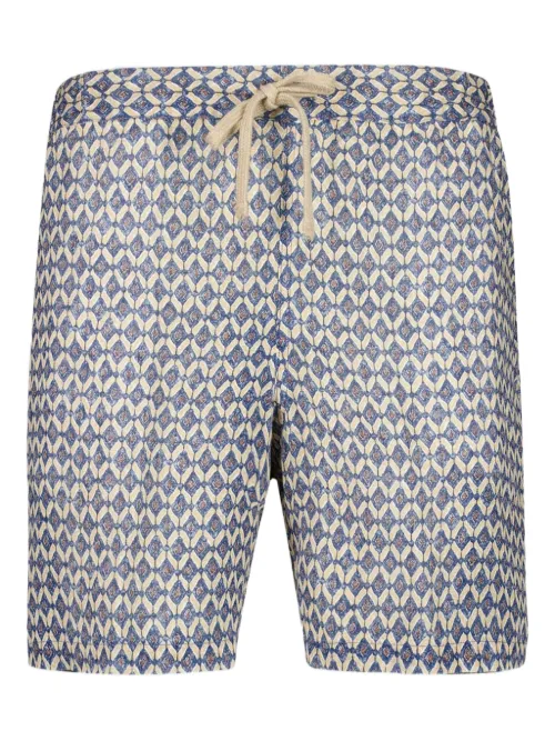 Short de bain imprimé - 120% Lino - Modalova