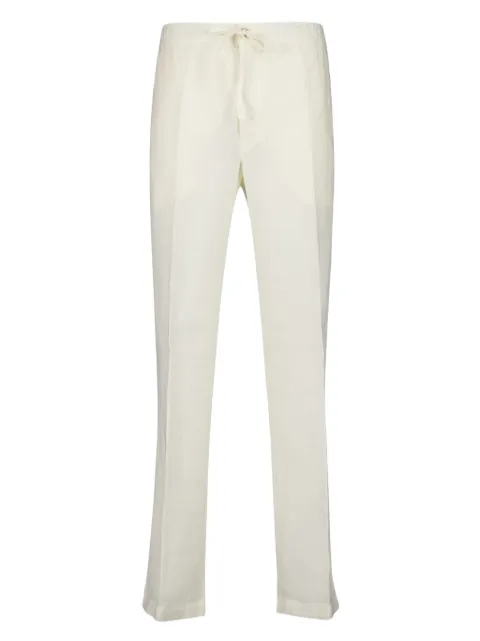 120% Lino pantalones rectos