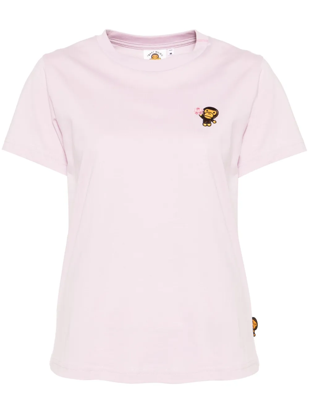 logo-embroidered T-shirt