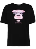AAPE BY *A BATHING APE® embroidered logo T-shirt - Black