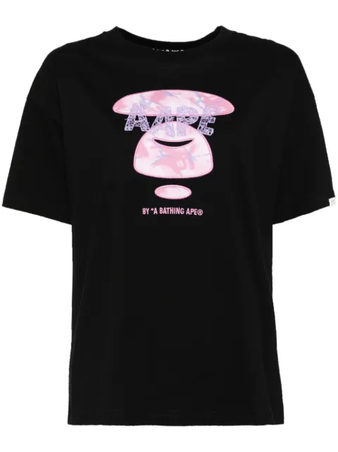 AAPE BY *A BATHING APE® embroidered logo T-shirt