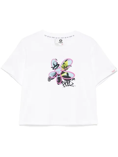 AAPE BY *A BATHING APE® logo print T-shirt