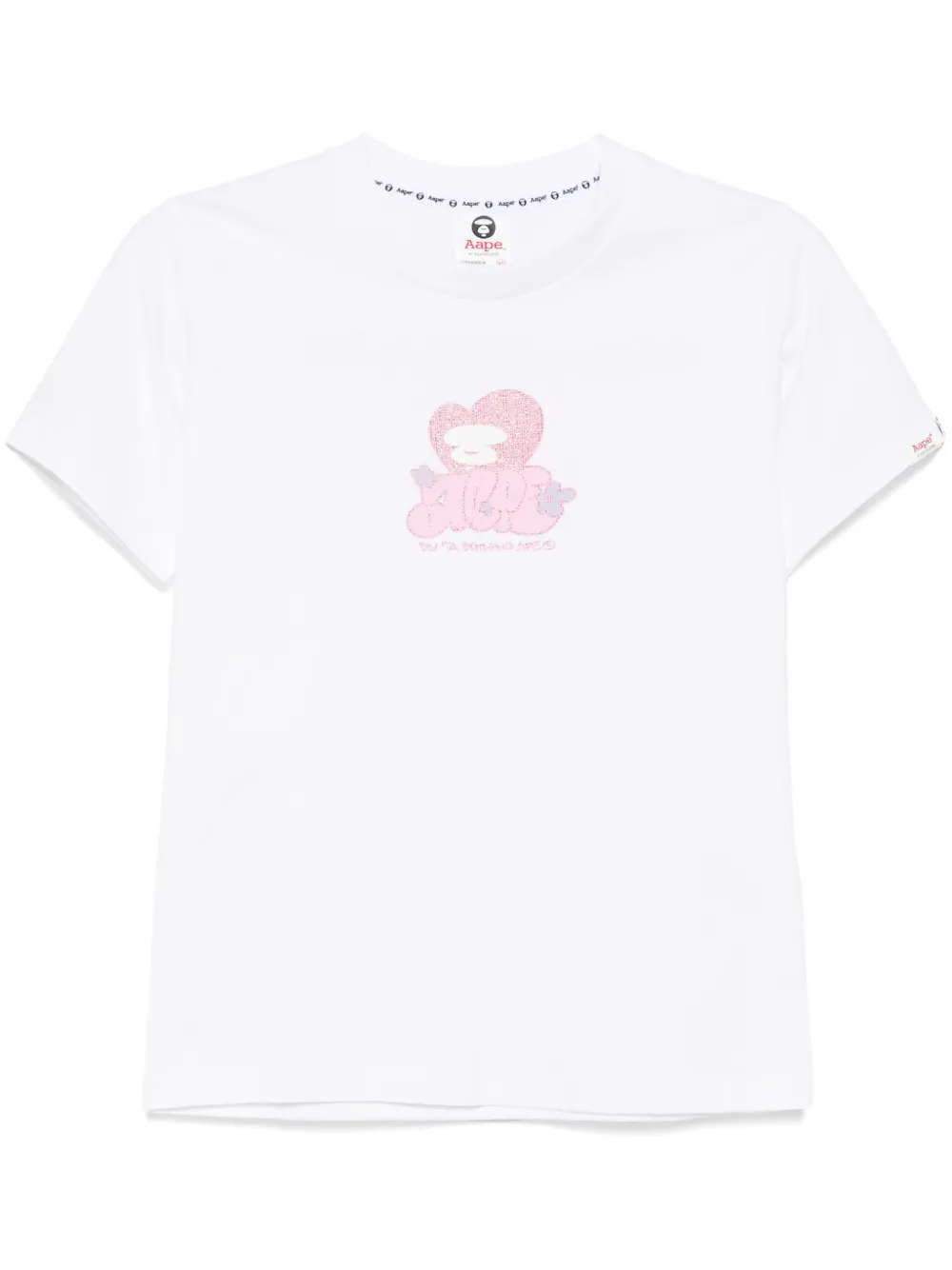 AAPE BY *A BATHING APE® logo print T-shirt