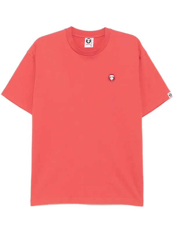 AAPE BY *A BATHING APE® logo-patch T-shirt Red FARFETCH JO
