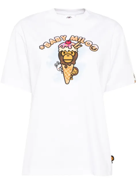 *BABY MILO® STORE BY *A BATHING APE® playera con estampado gráfico