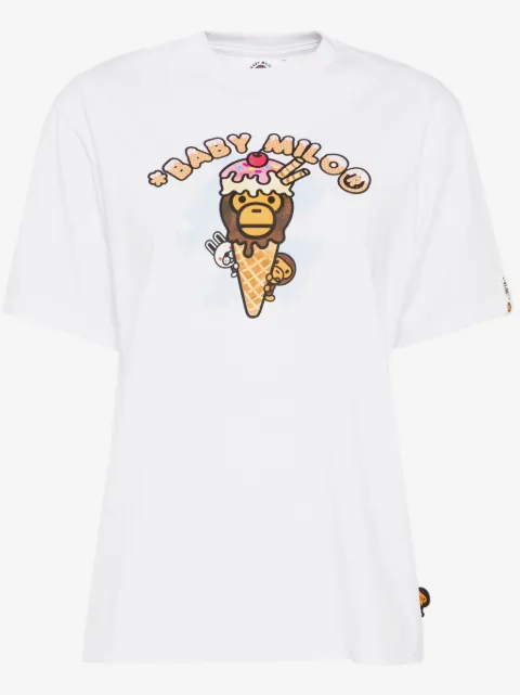A BATHING APE® 그래픽 프린트 티셔츠