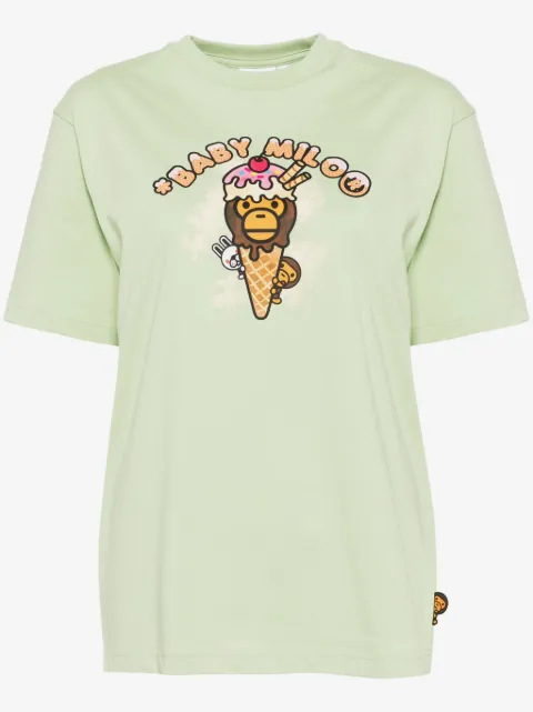 A BATHING APE® playera con estampado gráfico