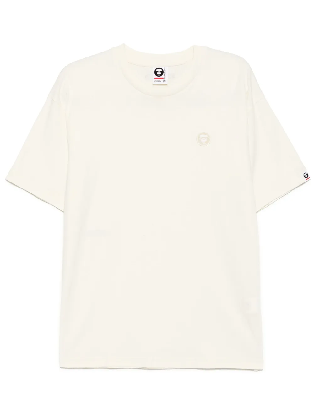 AAPE BY *A BATHING APE® logo-patch T-shirt – Neutrals