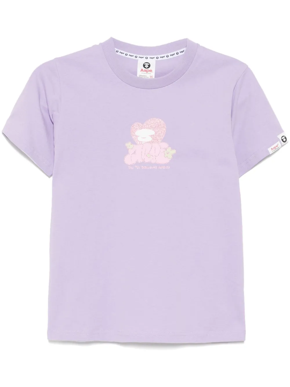 AAPE BY *A BATHING APE® embroidered logo T-shirt