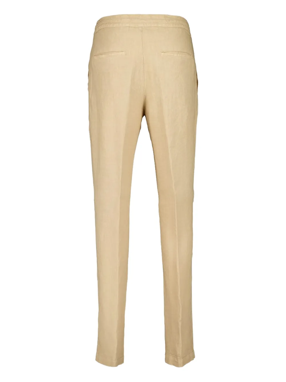 120% Lino linen straight-leg trousers - Beige