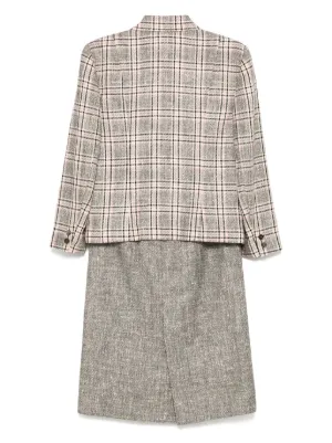 セリーヌ　CELINE レディーススカートスーツ　グレンチェック　Sサイズ Celine（セリーヌ）ウィメンズ プレオウンド スーツ - FARFETCH