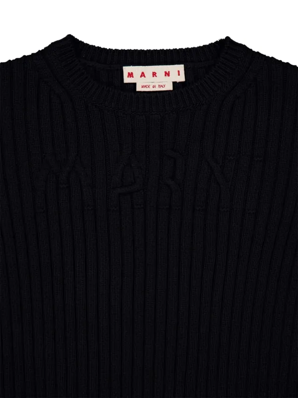 Marni リブニット セーター | ブラック | FARFETCH JP