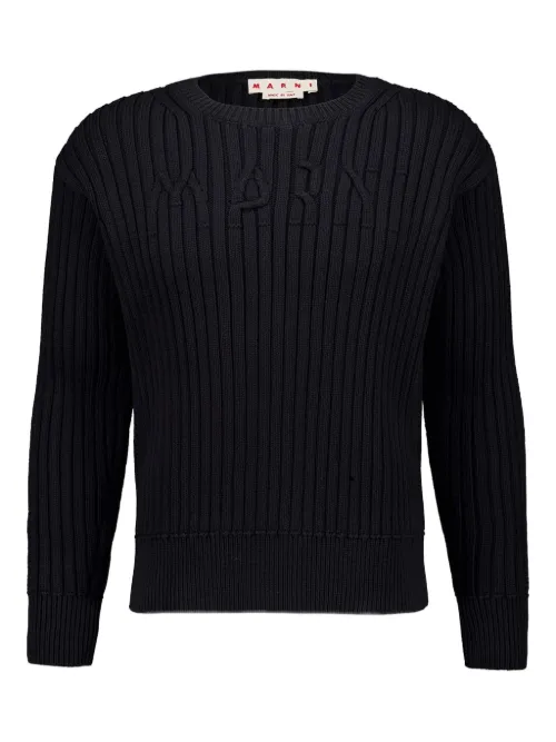 Pull en maille nervurée - Marni - Modalova