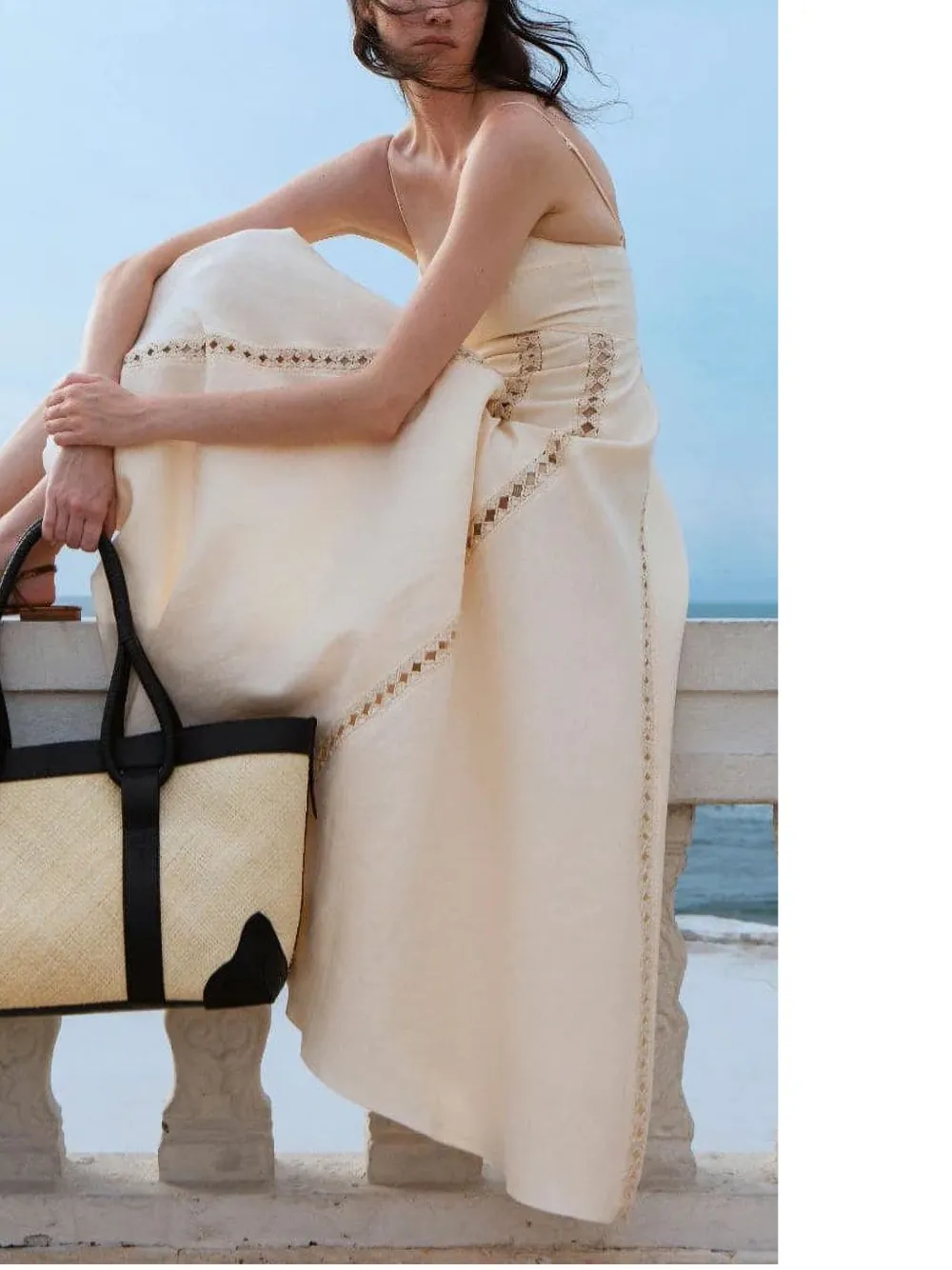 Johanna Ortiz Catamaran Ventures jurk Beige