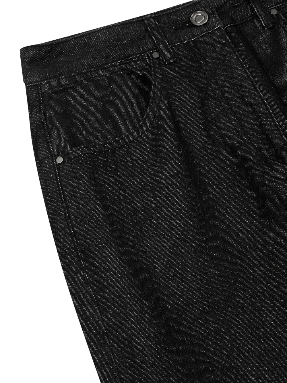 STUDIO TOMBOY Katoenen straight jeans Zwart