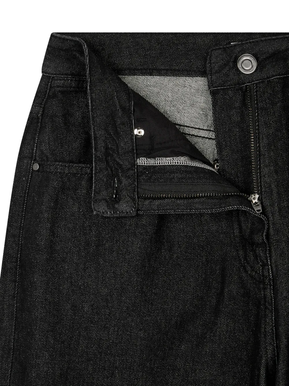 STUDIO TOMBOY Katoenen straight jeans Zwart