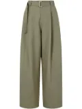 STUDIO TOMBOY belted trousers - Green