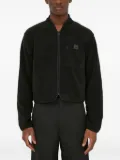Rains zip-pocket fleece jacket - Black