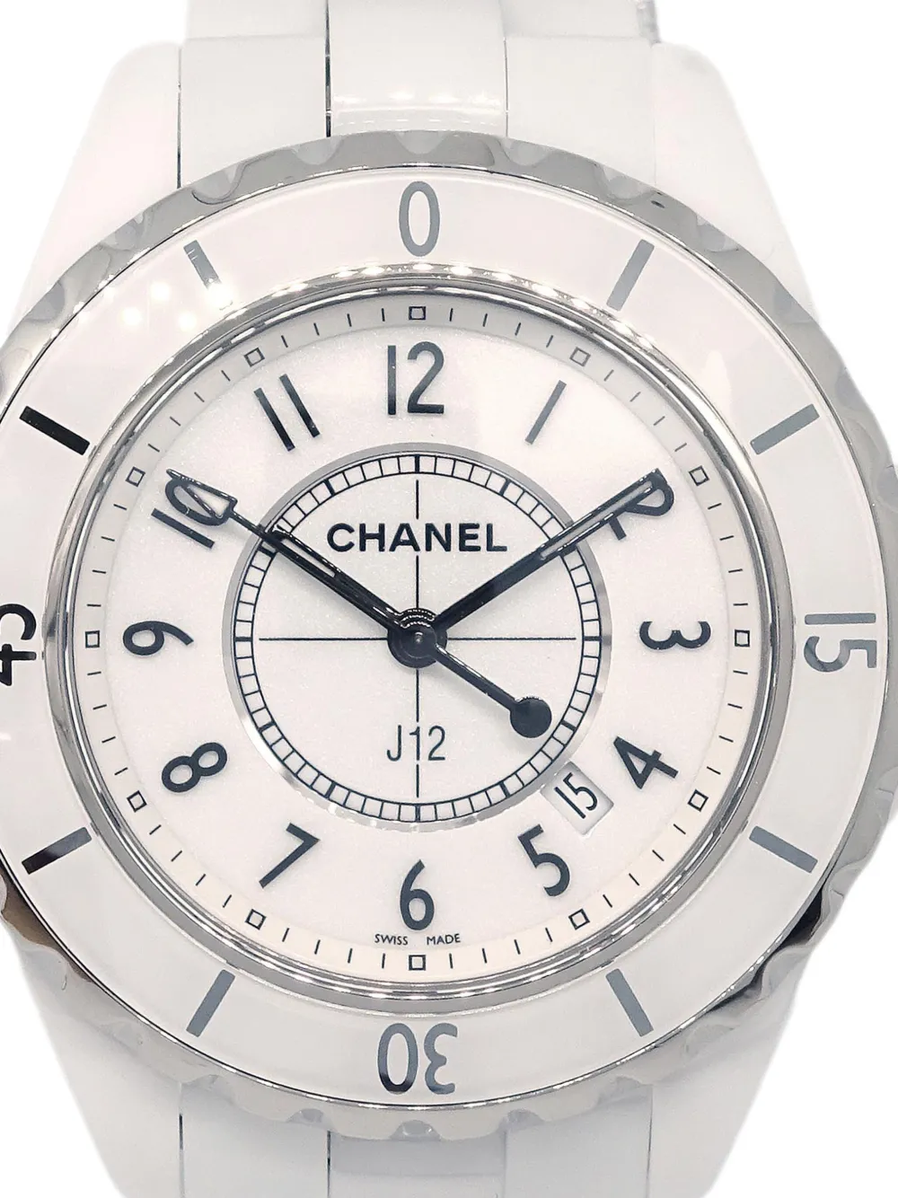 CHANEL Pre-Owned 2016 pre-owned J12 33 mm horloge - Wit