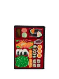 Olympia Le-Tan Bento Box embroidered clutch bag - Black