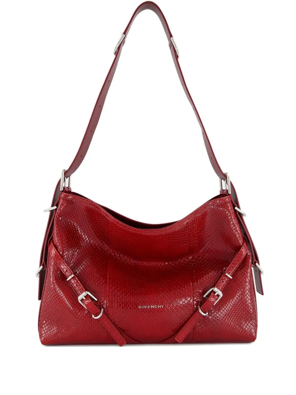 Givenchy medium Voyou buckled shoulder bag - Rosso