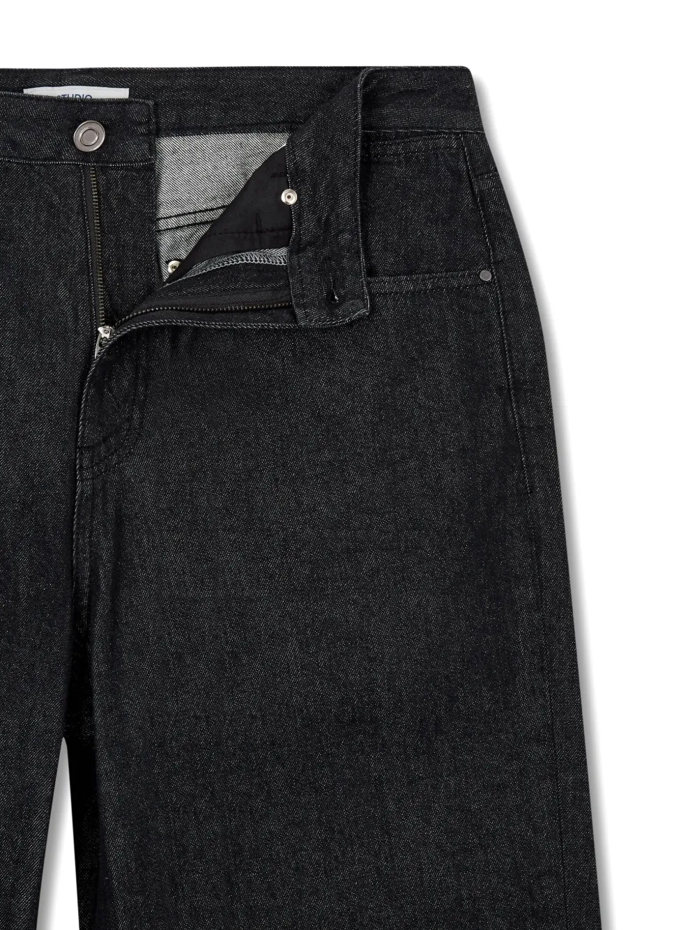 STUDIO TOMBOY Jeans met wijde pijpen Zwart