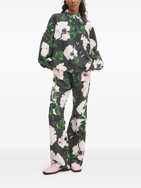 Stine Goya floral-print mock-neck blouse
