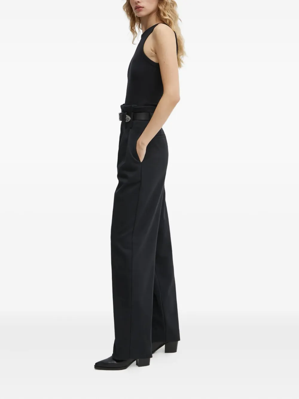 IRO Kotel belt-loops trousers - Zwart