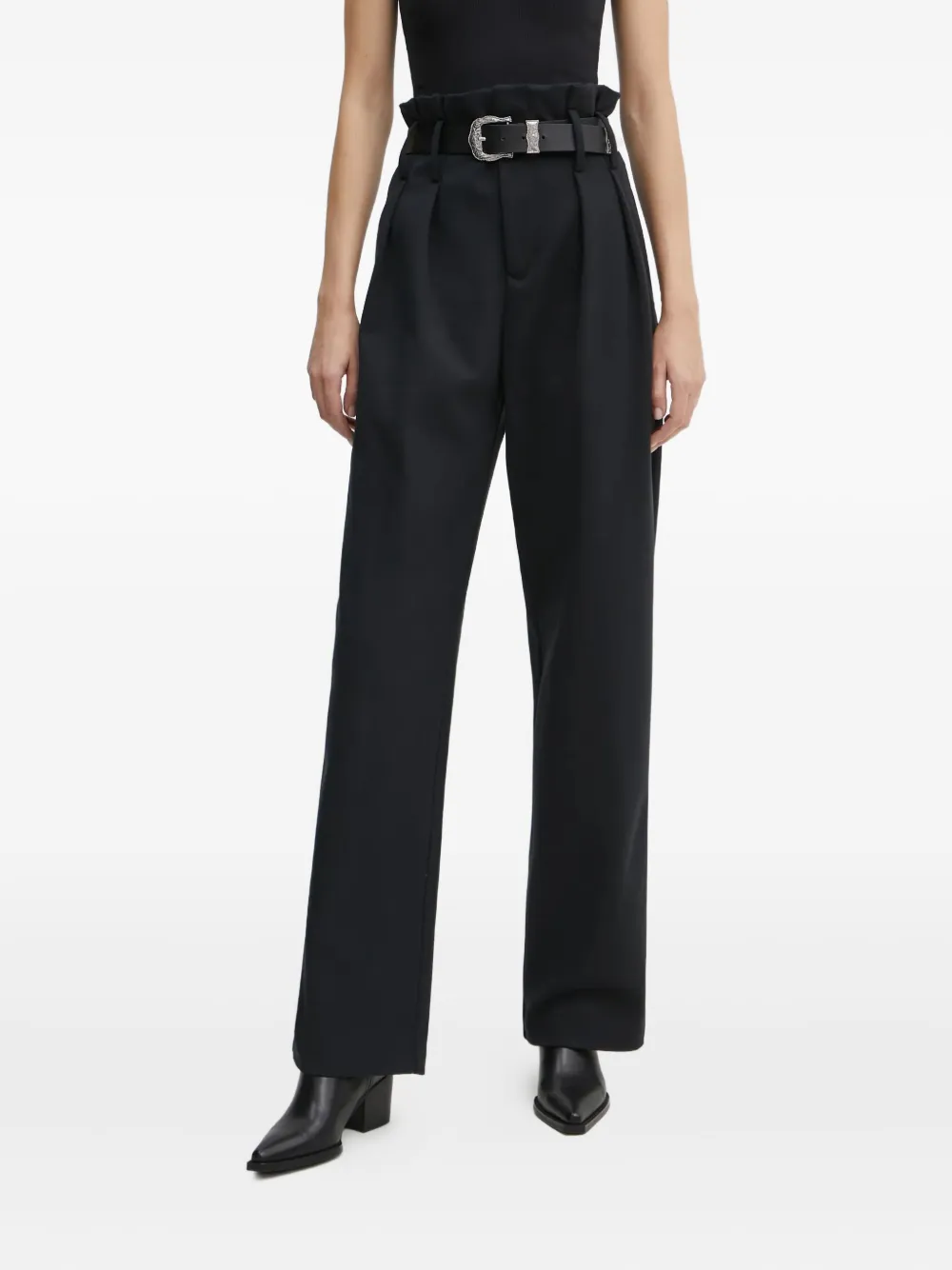 IRO Kotel belt-loops trousers | Black | Image 1
